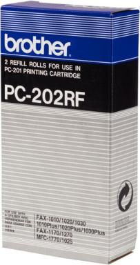 BROTHER Thermofarbband schwarz 2x420S Fax-1010/1020/1030, MFC-1025