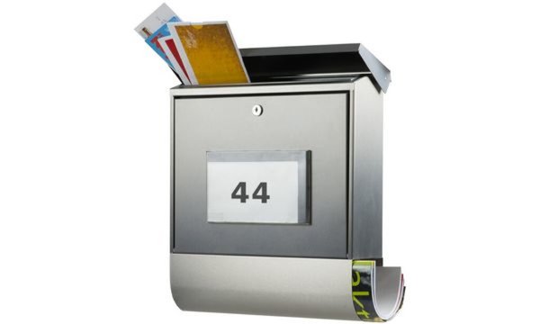 BURG-WÄCHTER Edelstahl-Briefkasten Malaga 4400 (6490225)