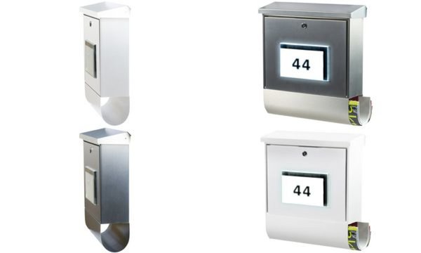 BURG-WÄCHTER Stahl-Briefkasten Mala ga 4400, silber (6490224)