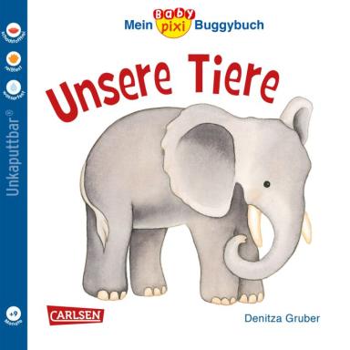 Baby-Pixi 44: Buggybuch - Unsere Tiere, Nr: 105146