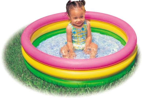 BabyPool 3-Ring Sunset Glow, 86x25cm, Nr: 58924NP