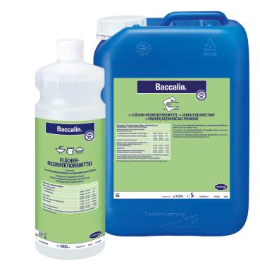 Baccalin | 25 Liter <br>aldehydfreier Flächen-Desinfektionsreiniger für Nassbereiche und sanitäre Einrichtungen<br>++Artikel wieder lieferbar++