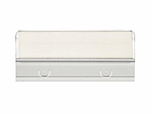 Beschriftungsschild Vetro für Reiter weiß, 60x14mm