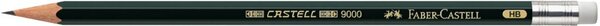Bleistift Castell 9000, HB mit Radiergummi