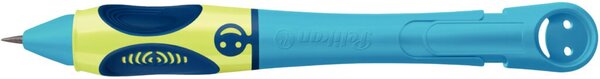 Bleistift griffix B2NBR NeonFreshBlue für Linkshänder, Mine HB