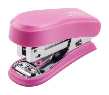 Blister Mini Hefter, pink, Oberlademechanik