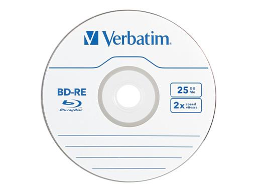 Blu-Ray BD-RE 25GB VERBATIM 2x JC  10