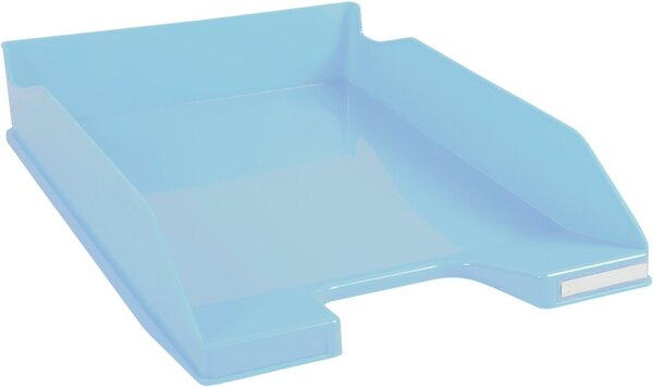 Briefablage Bee Blue DIN A4+, hellblau vertikal stapelbar, inkl. Etiketten-