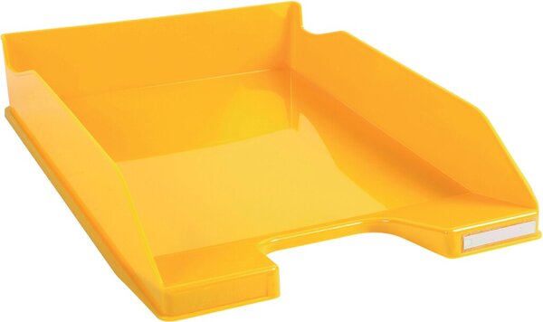 Briefablage Bee Blue DIN A4+, safran vertikal stapelbar, inkl. Etiketten-