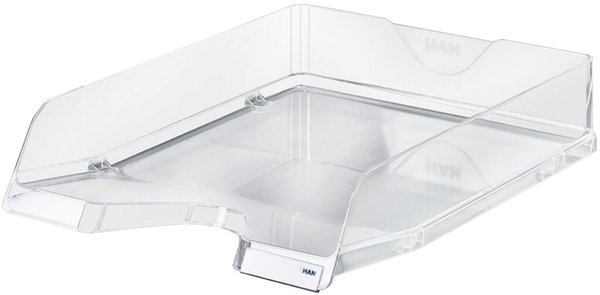 Briefablage VIVA A4/C4 transparent klar Hochglänzende elegante Optik