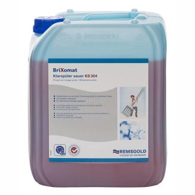 Brixomat Klarspüler sauer KS 304 | 10 Liter Klarspüler