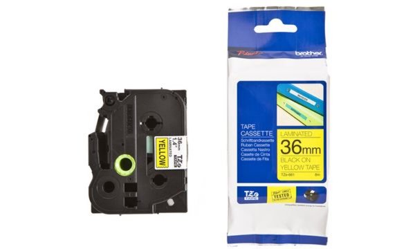 Image Brother_Schriftbandkassette_TZ661_gelbschwarz_img0_3800431.jpg Image