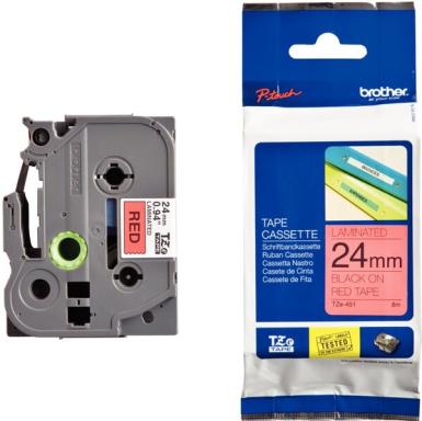 Brother TZE451 Ruban Noir / Red 24mm