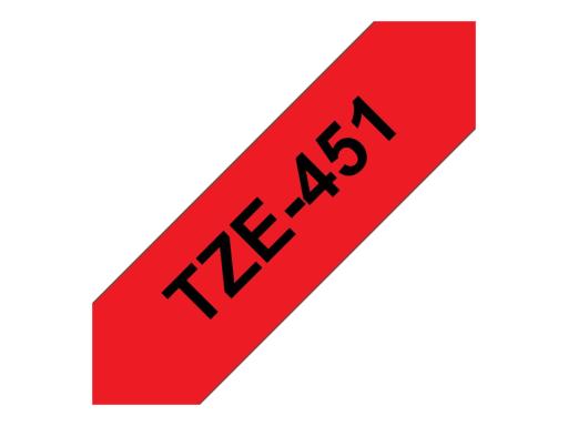 Image Brother_TZE451_Ruban_Noir__Red_24mm_img4_3687823.jpg Image