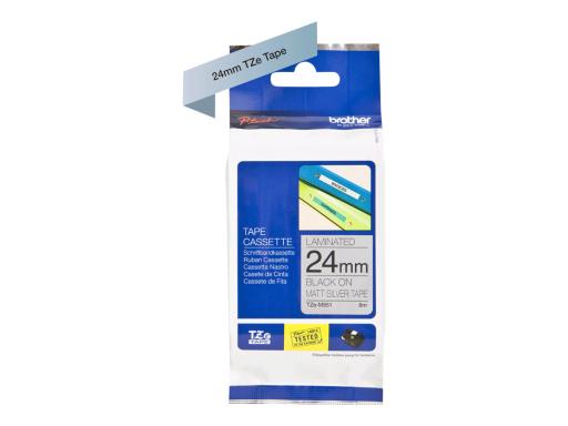 Image Brother_TZEM951_Schriftbandkassette_silberschwarz_img9_3687952.jpg Image