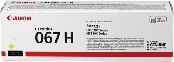 Toner Cartridge 067H gelb für LBP631Cw, LBP633CdW, MF651Cw,