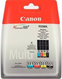 Tintenpatronen Multipack CLI-551 C,Y,M,BK