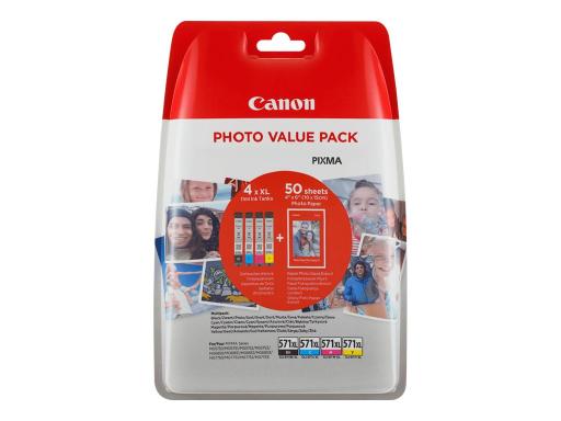 Image CANON_CLI_571_XL_CMYBK_Photo_Value_Pack_img2_3685629.jpg Image
