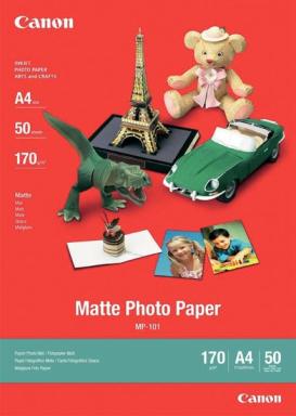 CANON Matte Photo Paper MP-101 A4   50Bl. 170g/m² matt