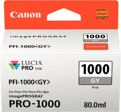 CANON PFI 1000 GY Grau Tintenbehälter