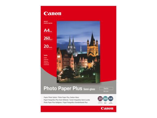 CANON Plus Semi-gloss SG-201 Fotopapier 20x25cm 20Blatt