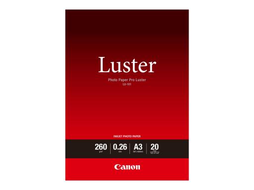 CANON Pro Luster LU-101 Fotopapier A3 20 SHEETS