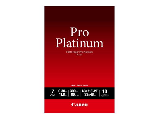 CANON Pro Platinum PT-101 Fotopapier A3+ 10Blatt 20Blatt