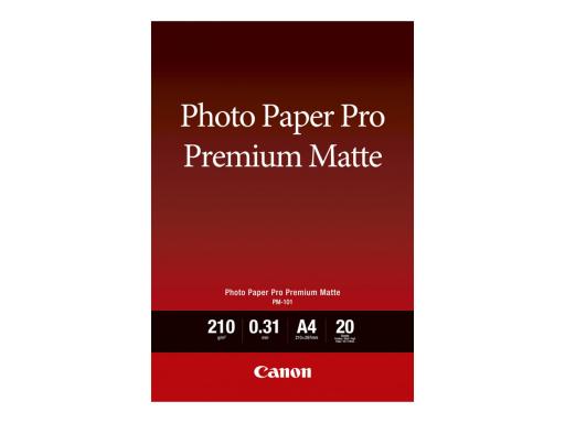 CANON Pro Premium Matte PM-101 Fotopapier A4 20 Blatt