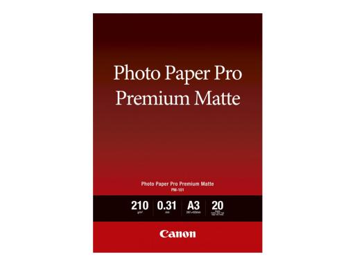 CANON Pro Premium Matte PM-101 Fotopapier A3 20 Blatt