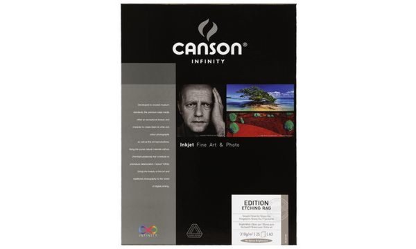 CANSON INFINITY Fotopapier Edition Etching Rag, 310 g/qm, A3 (5297831)