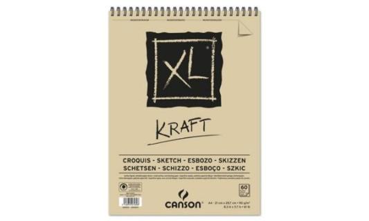 CANSON Skizzen- und Studienblock XL Kraft, DIN A4 (5299076)