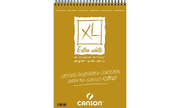 CANSON Skizzen- und Studienblock X L EXTRA WHITE, DIN A5 (5297321)