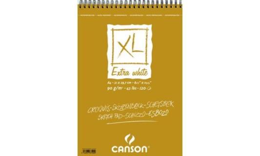 CANSON Skizzen- und Studienblock X L EXTRA WHITE, DIN A3 (5777131)