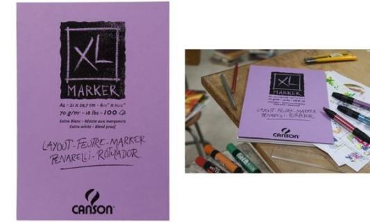 CANSON Skizzen- und Studienblock X L MARKER, DIN A3 (5297237)