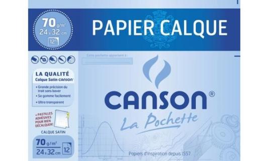 CANSON Transparentpapier, 240 x 320 mm, 70 g/qm (5297347)