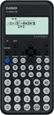 CASIO FX-82DE CW Wissenschaftlicher Taschenrechner schwarz