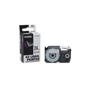 CASIO Farbband 24 mm XR-24WE1 schwarz/weiss