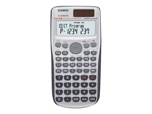 CASIO Schulrechner fx-3650P II Silber