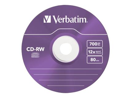 CD-RW 700MB 5er Slimcase 8-10x color