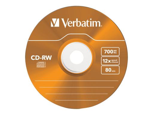 CD-RW 700MB 5er Slimcase 8-10x color