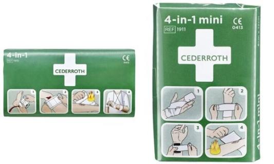 CEDERROTH 4-in-1 Blutstiller-Verban d, universal (8910026)