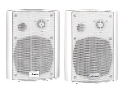 CELEXON 525-W - Lautsprecher - Bücherregal - 60 Watt (Gesamt) - zweiweg - weiß