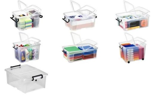 CEP Aufbewahrungsbox strata, 50 Lit er, transparent (52535290)