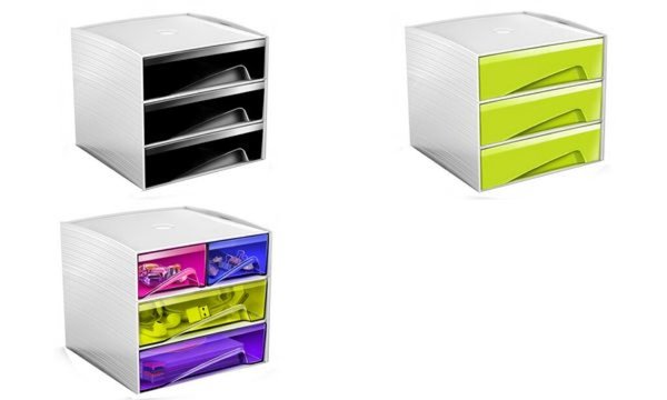 CEP Mini-Schubladenbox MyCube, 4 Sc hübe, bunt (52535166)