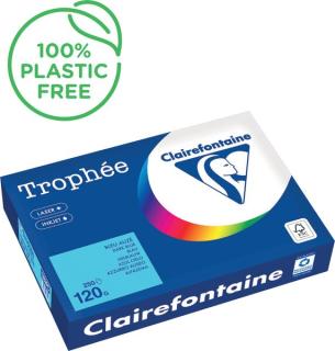 Kopierpapier A4 120g 250Blatt blau Trophee Pastell FSC zertifiziert