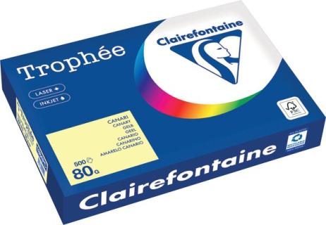 Kopierpapier,A3 80g, 500Blatt Trophee Pastell, gelb