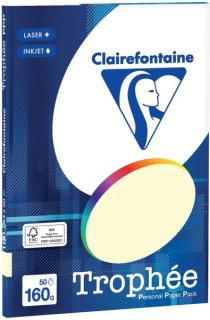 Pollen Farbiges Papier A4 160g Sand 50 Blatt