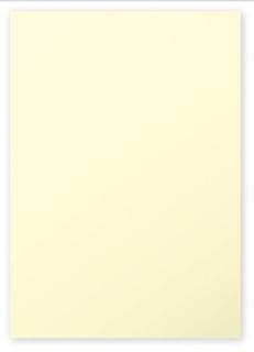 Pollen Farbiges Papier A4 120g kanariengelb, 50 Blatt