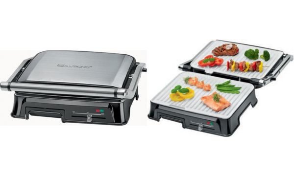 CLATRONIC Kontaktgrill KG 3571, ede lstahl/schwarz (95273704)