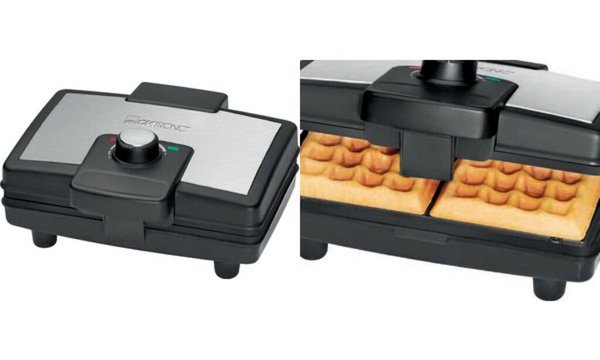 CLATRONIC Waffeleisen WA 3606, schw arz/edelstahl (95273706)